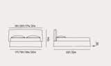 Bed - Indoor Gervasoni Loll Collection