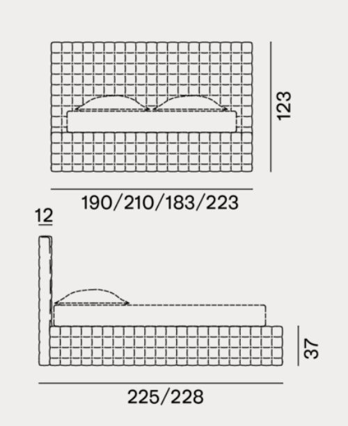 Double Bed - Indoor Gervasoni Pad Collection