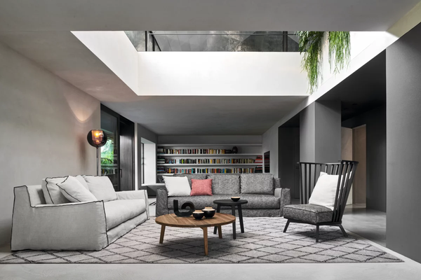 Bergere Chair - Indoor Gervasoni Gray Collection