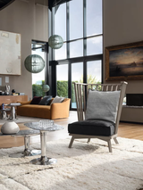 Bergere Chair - Indoor Gervasoni Gray Collection