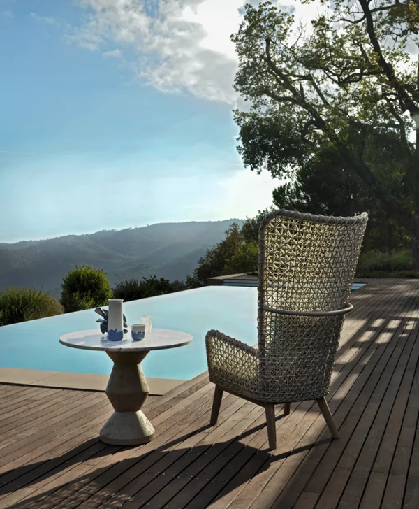 Bergere Armchair - Outdoor Gervasoni Panda Collection