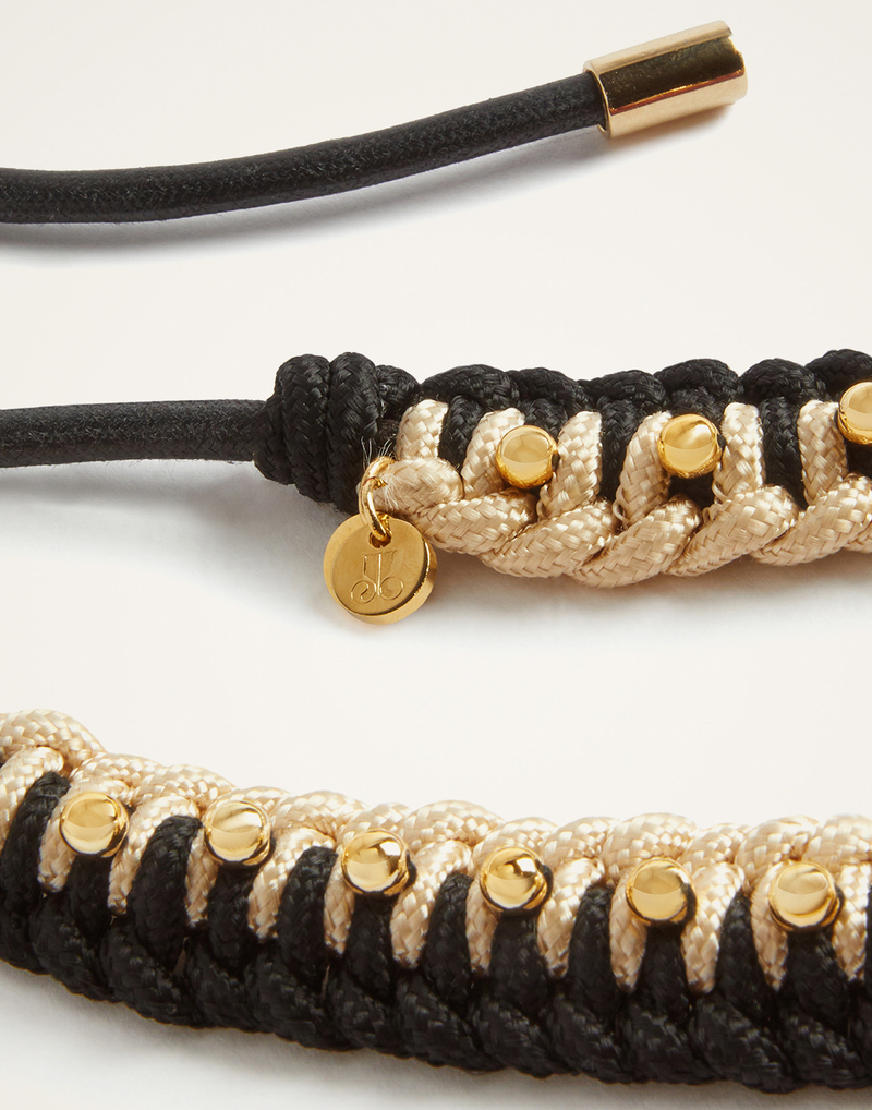 Belt in Black-Ivory by LaDoubleJ