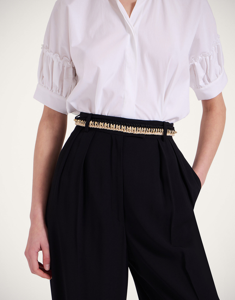 Belt in Black-Ivory by LaDoubleJ