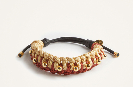 Bracelet in Brown Ivory by LaDoubleJ