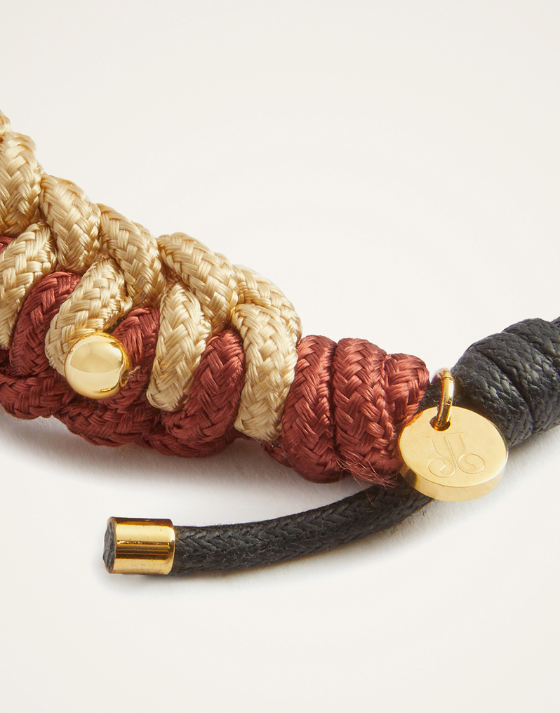 Bracelet in Brown Ivory by LaDoubleJ