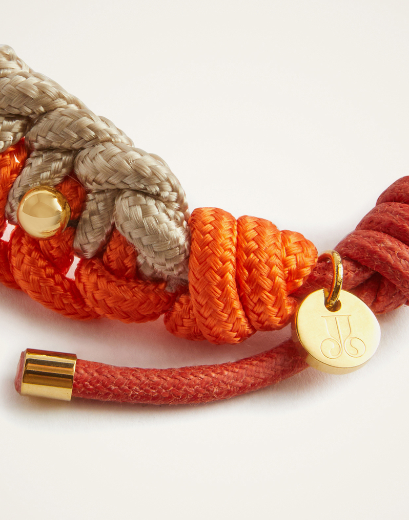 Bracelet in Orange Ivory by LaDoubleJ (Copy)
