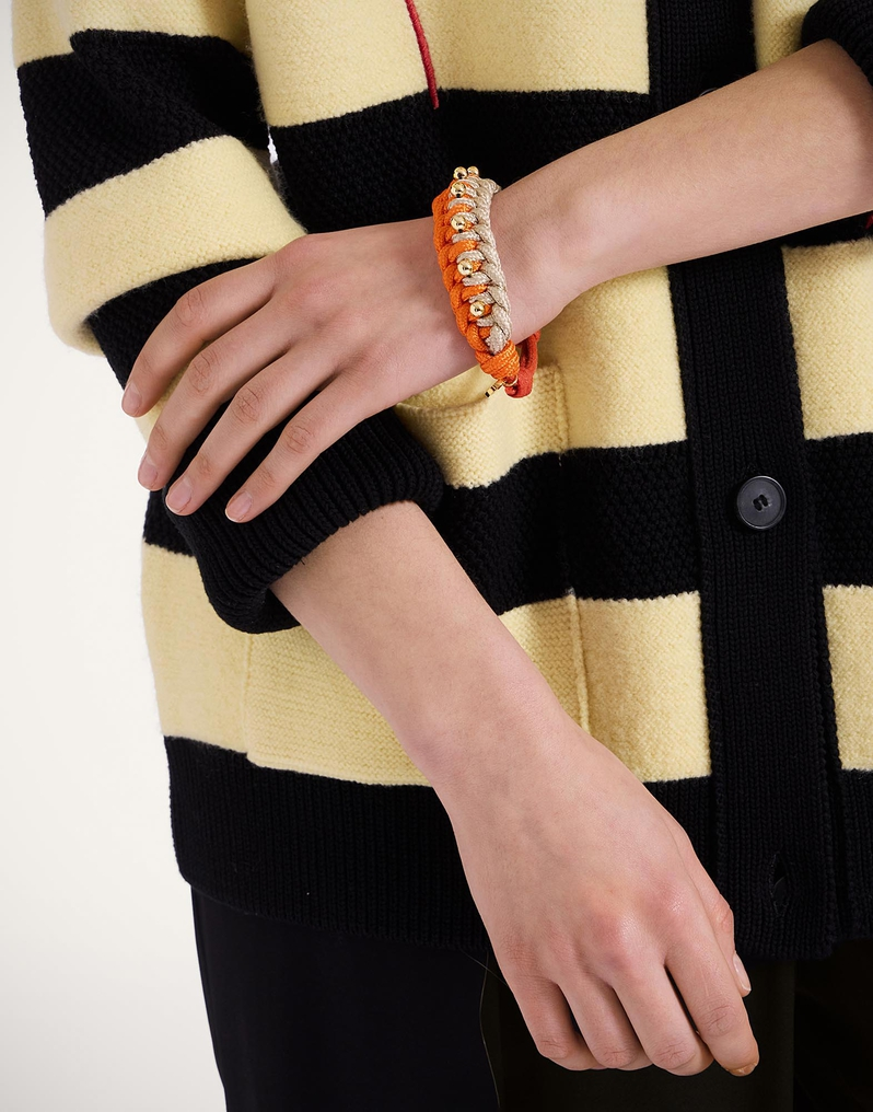 Bracelet in Orange Ivory by LaDoubleJ (Copy)