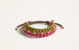 Bracelet in Raspberry Lime by LaDoubleJ