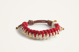 Bracelet in Burgundy Ivory by LaDoubleJ