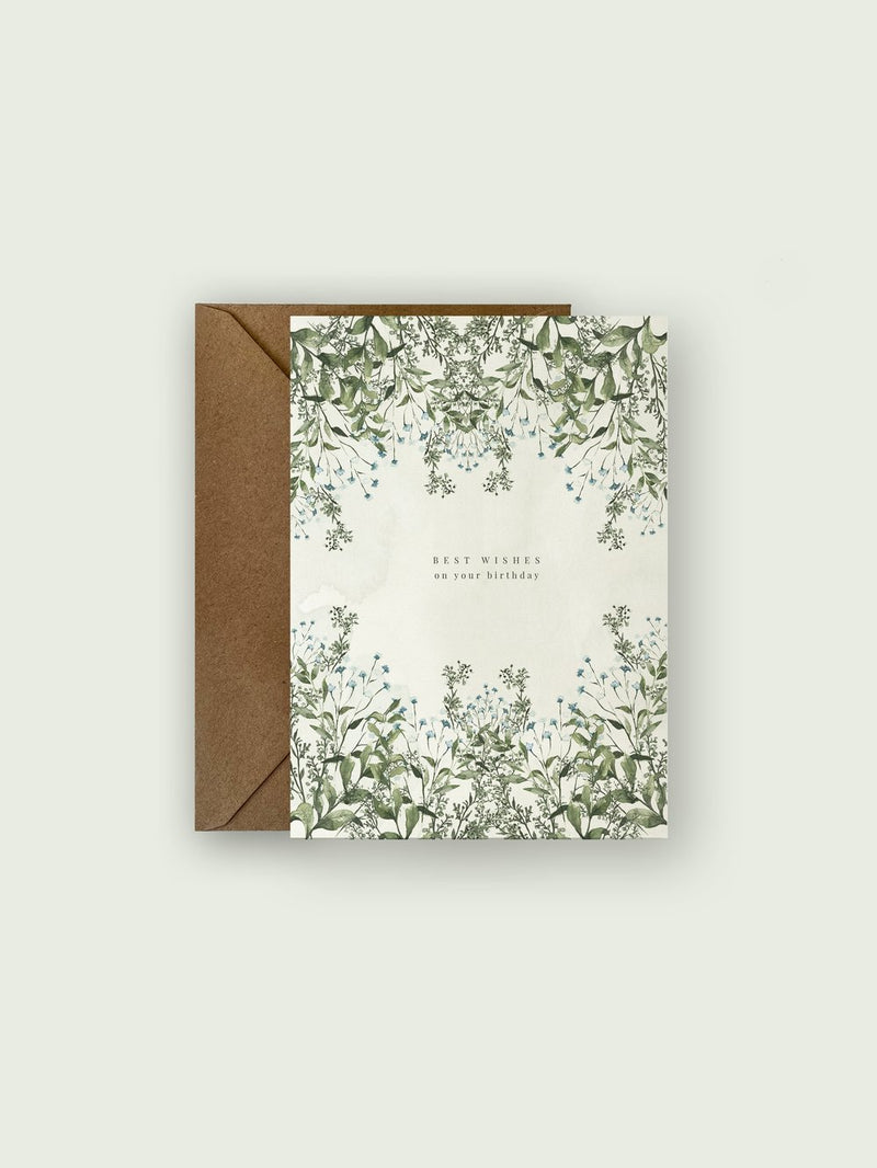 k.arti Birthday Card - Eucalyptus