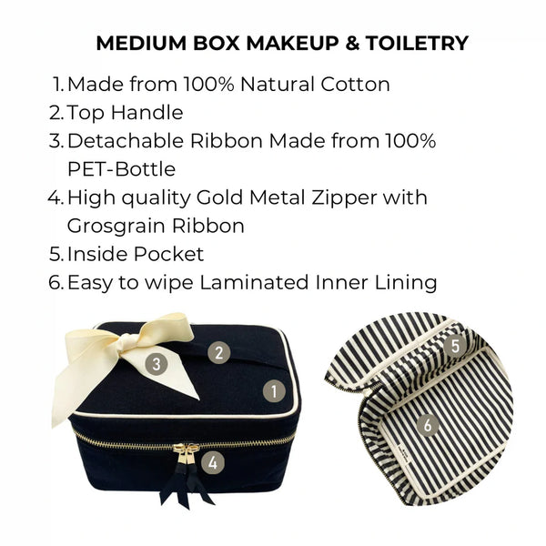Makeup & Toiletry Bag - Black