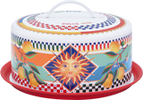 Cake Plate with Dome in Stainless Steel, Dolce Vita