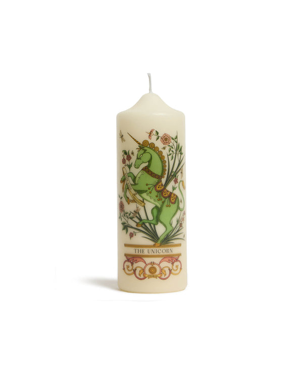 Candle - The Unicorn Printed Pillar Candle by La DoubleJ
