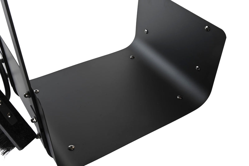 Fireplace tools and log holder