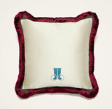 Cushion - Palazzo Light Pink in Chenille Jacquard - Fantastic Creatures