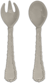 Salad Servers - Melamine Taupe - Joke Collection