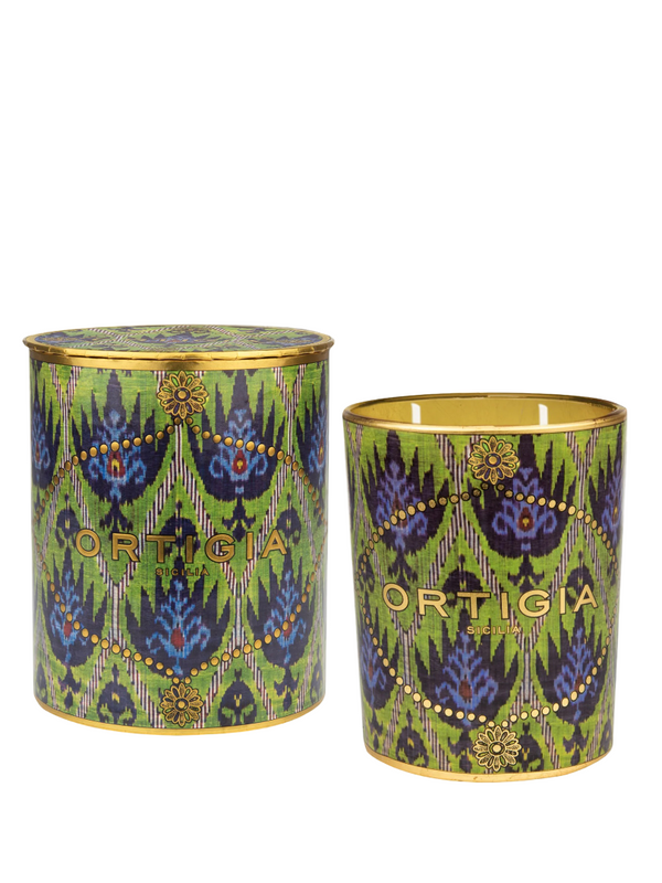 Decorated Candle 380g - Bergamotto