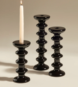 Candle Holder Slavic - Noir