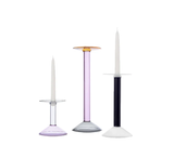 Candleholder in White/Black/White - Rainbow Collection