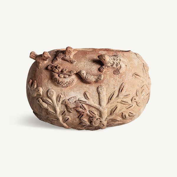 Pot/ Centrepiece in Terracotta