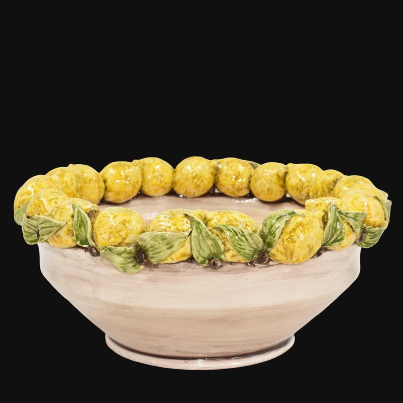 Centrepiece with Lemons - Handmade