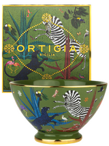 Ceramic Bowl - Jungle, Green
