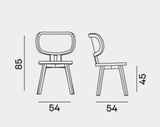Chair22 - Indoor Gervasoni Gray Collection