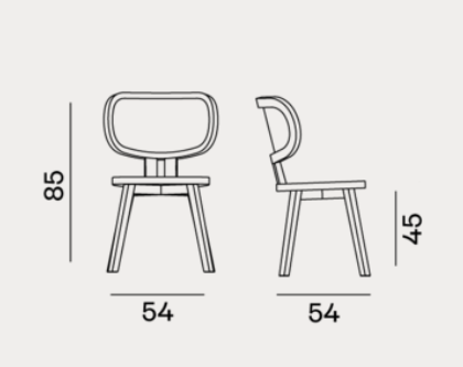Chair22 - Indoor Gervasoni Gray Collection