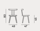 Chair23 - Indoor Gervasoni Gray Collection