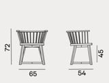Chair24 - Indoor Gervasoni Gray Collection