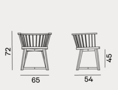Chair24 - Indoor Gervasoni Gray Collection