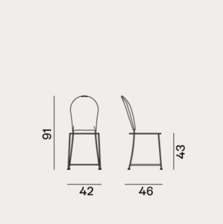 Chair - Outdoor Gervasoni InOut Collection