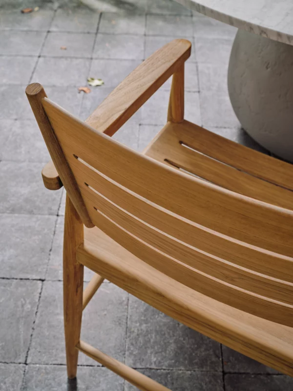Outdoor chair by Gervasoni - Eidos Collection