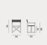Chair - Outdoor Gervasoni Hashi Collection