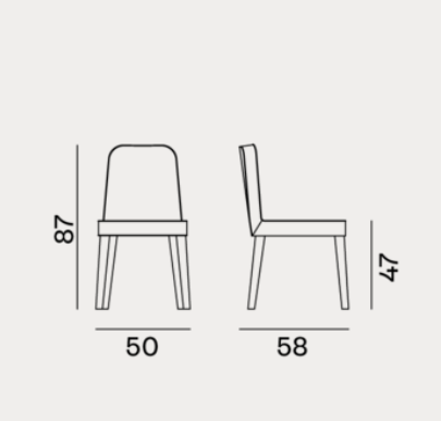 Chair - Indoor Gervasoni Next Collection
