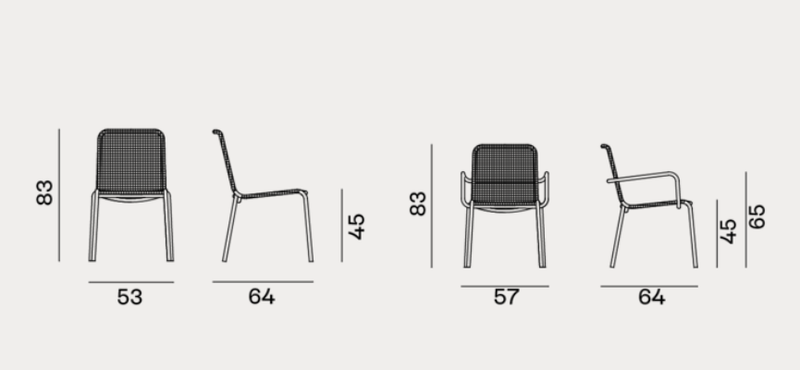 Chair - Outdoor Gervasoni Straw Collection