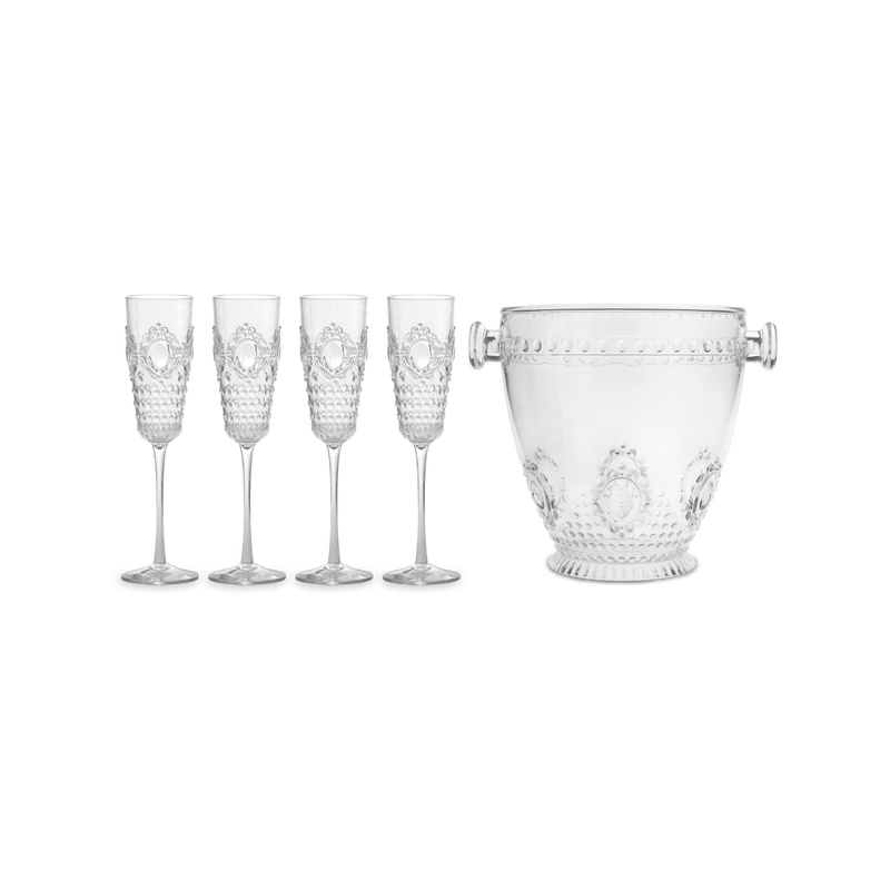 Ice Bucket - Acrylic- Baroque & Rock Collection