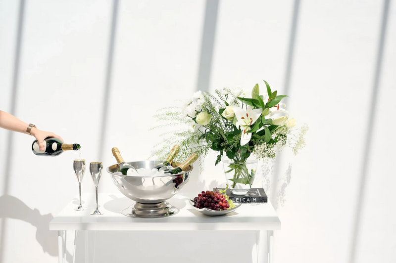 Bottle Cooler for Champagne - Stainless Steel