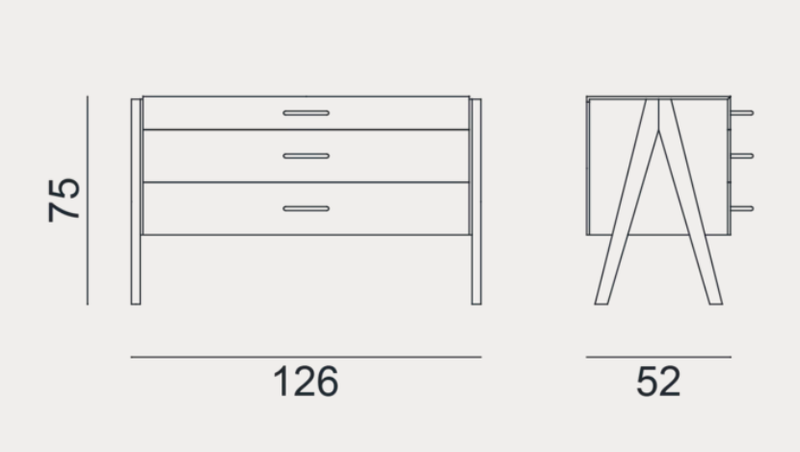 Chest of Drawers - Indoor Gervasoni Pier Collection