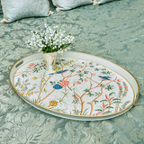Oval Tray - Chinoiserie, Green