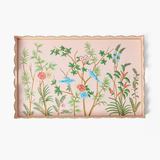 Rectangular Tray - Chinoiserie, Pink