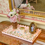 Rectangular Tray - Chinoiserie, Pink