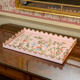 Rectangular Tray - Chinoiserie, Pink