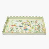 Rectangular Tray - Chinoiserie, Green