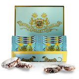 Chocolate Ricciarelli Gluten Free in Blue Tin