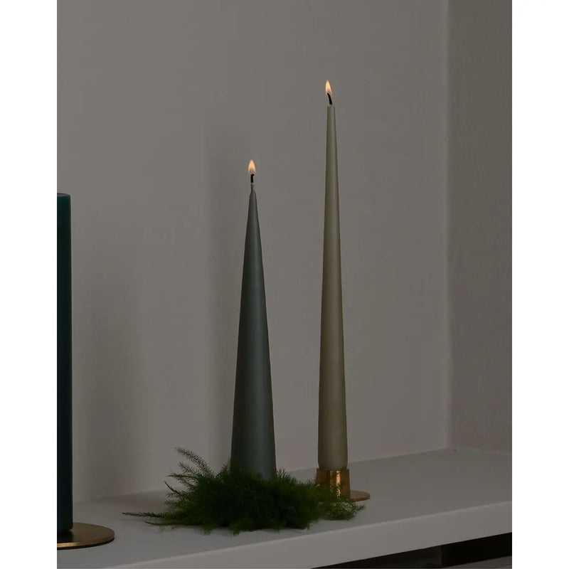 Cone Candles GREEN SOIL