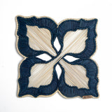 Placemat / Centrepiece- Handmade, natural-blue