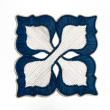 Placemat / Centrepiece- Handmade, natural-blue