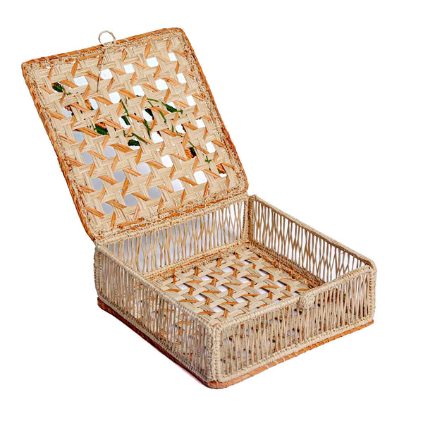 Box - Handmade - Peach & natural