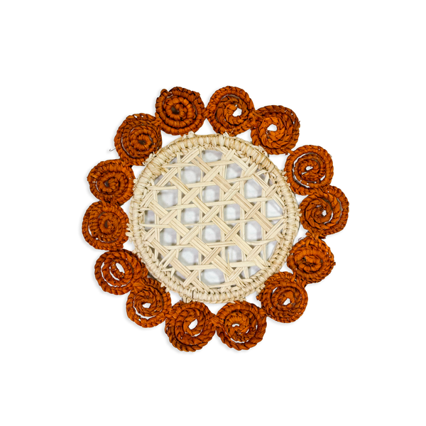 Coaster - Handmade, natural-brown (set of 4)